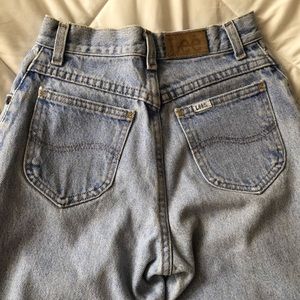 Lee Vintage High-Rise Light-Wash Jeans